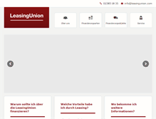 Tablet Screenshot of leasingunion.com